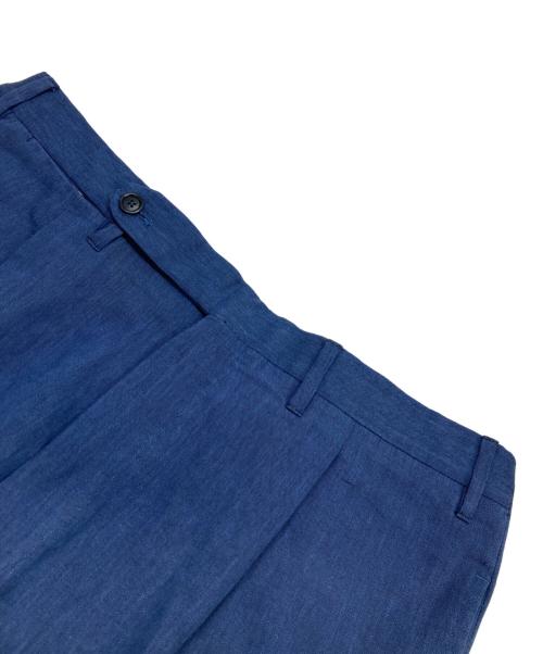 De Petrillo（デペトリロ）De Petrillo (デペトリロ) ダブルリネンセットアップスーツ ブルー サイズ:48の古着・服飾アイテム