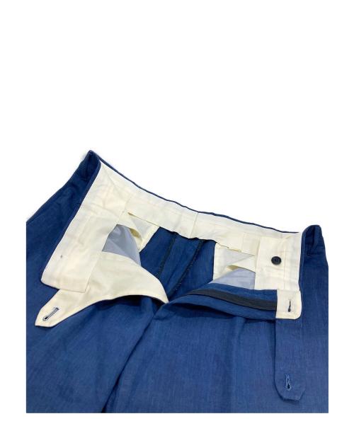 De Petrillo（デペトリロ）De Petrillo (デペトリロ) ダブルリネンセットアップスーツ ブルー サイズ:48の古着・服飾アイテム