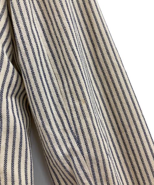 MaxMara（マックスマーラ）MaxMara (マックスマーラ) ストライプセットアップスーツ アイボリー サイズ:44の古着・服飾アイテム