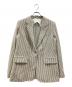 MaxMara (マックスマーラ) ストライプセットアップスーツ アイボリー サイズ:44：10000円