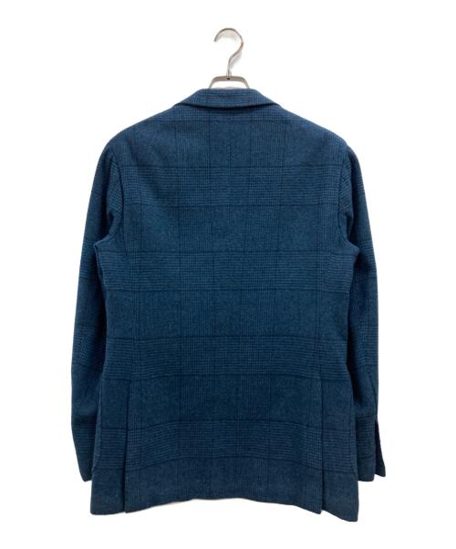 Brilla per il gusto（ブリッラ ペル イルグースト）Brilla per il gusto (ブリッラ ペル イルグースト) LORO PIANA ウールカシミヤ シャドウグレンチェック ジャケット ネイビー サイズ:44の古着・服飾アイテム