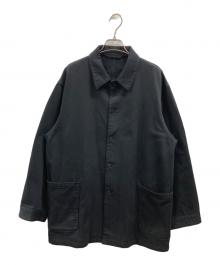STEVEN ALAN（スティーブンアラン）の古着「ツイル ガーメントダイ ワーク ジャケット」｜ブラック
