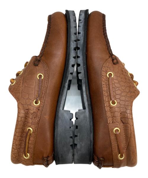 Timberland（ティンバーランド）Timberland (ティンバーランド) BEAUTY&YOUTH (ビューティーアンドユース) 3EYE CLASSIC LUG ブラウン サイズ:25の古着・服飾アイテム
