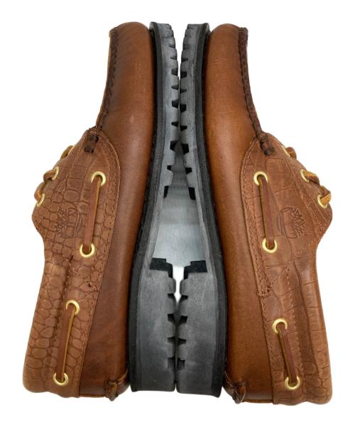 Timberland（ティンバーランド）Timberland (ティンバーランド) BEAUTY&YOUTH (ビューティーアンドユース) 3EYE CLASSIC LUG ブラウン サイズ:25の古着・服飾アイテム