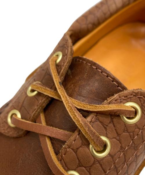 Timberland（ティンバーランド）Timberland (ティンバーランド) BEAUTY&YOUTH (ビューティーアンドユース) 3EYE CLASSIC LUG ブラウン サイズ:25の古着・服飾アイテム