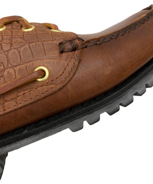 Timberland（ティンバーランド）Timberland (ティンバーランド) BEAUTY&YOUTH (ビューティーアンドユース) 3EYE CLASSIC LUG ブラウン サイズ:25の古着・服飾アイテム