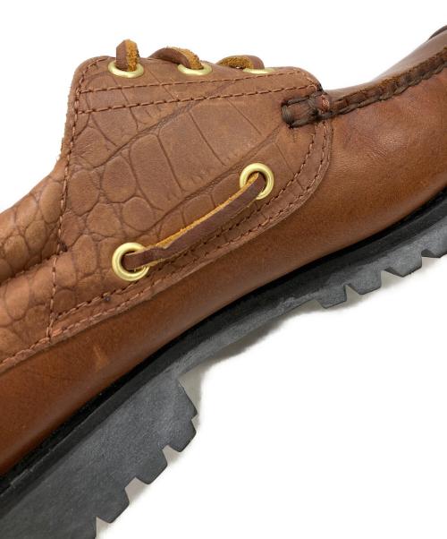 Timberland（ティンバーランド）Timberland (ティンバーランド) BEAUTY&YOUTH (ビューティーアンドユース) 3EYE CLASSIC LUG ブラウン サイズ:25の古着・服飾アイテム