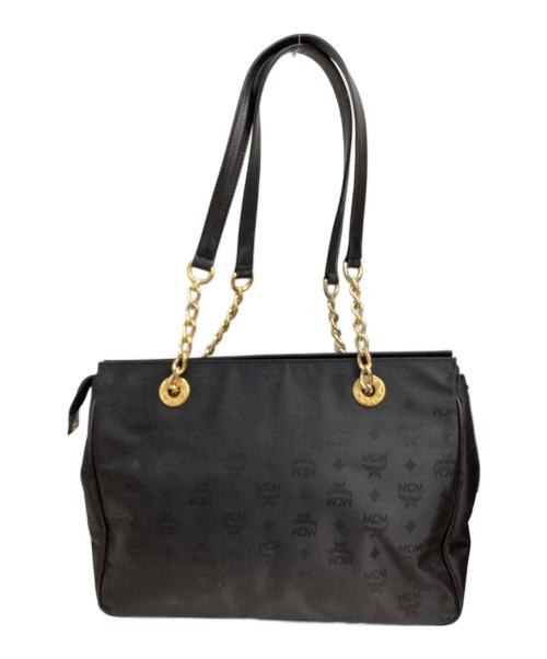 MCM（エムシーエム）MCM (エムシーエム) ヴィンテージナイロントートバッグ ブラックの古着・服飾アイテム