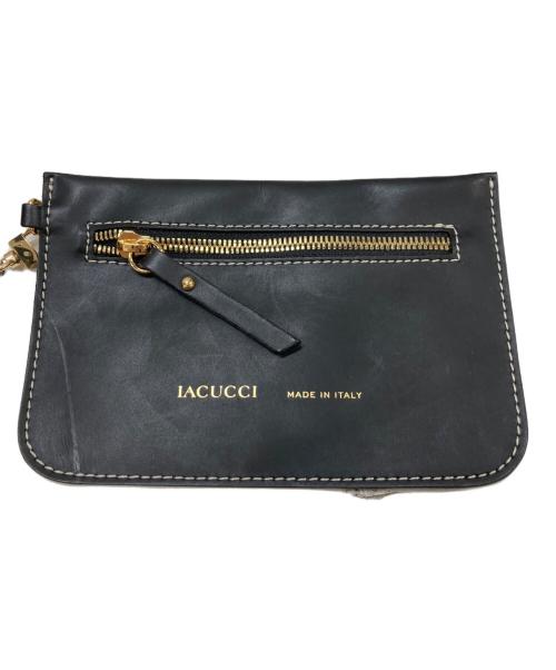 IACUCCI（イアクッチ）IACUCCI (イアクッチ) キャンバストートバッグ ベージュ・ブラックの古着・服飾アイテム