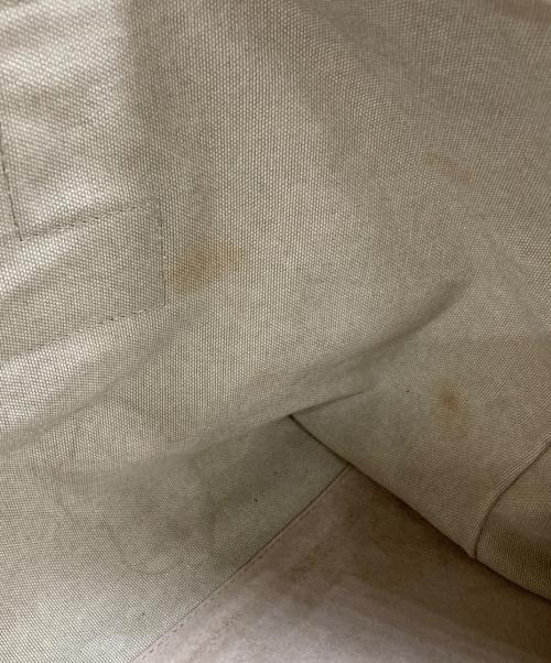 IACUCCI（イアクッチ）IACUCCI (イアクッチ) キャンバストートバッグ ベージュ・ブラックの古着・服飾アイテム