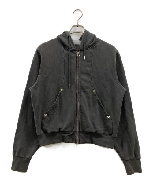 CONZ（コンズ）conz (コンズ) ショートジップフーディー グレー サイズ:1の古着・服飾アイテム