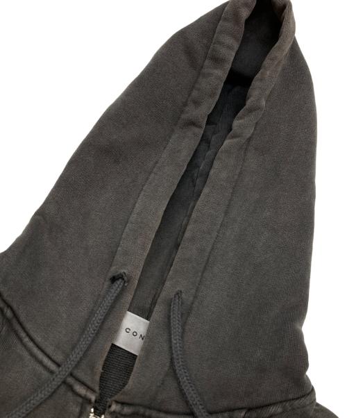 CONZ（コンズ）conz (コンズ) ショートジップフーディー グレー サイズ:1の古着・服飾アイテム