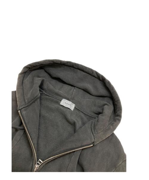 CONZ（コンズ）conz (コンズ) ショートジップフーディー グレー サイズ:1の古着・服飾アイテム