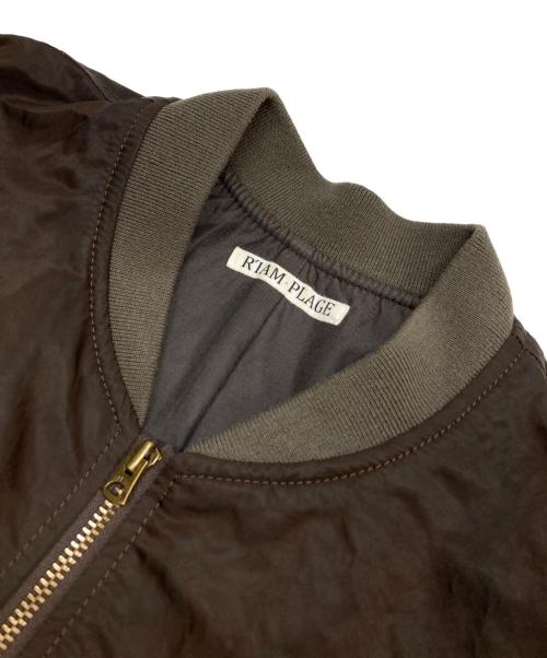 Plage（プラージュ）Plage (プラージュ) MA1 LONGブルゾン ブラウン サイズ:36の古着・服飾アイテム