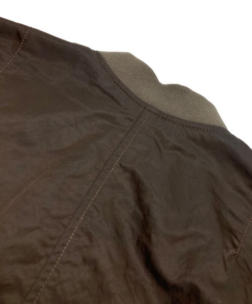 Plage（プラージュ）Plage (プラージュ) MA1 LONGブルゾン ブラウン サイズ:36の古着・服飾アイテム
