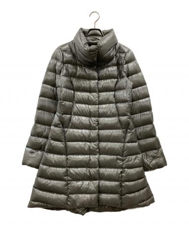 中古・古着通販】HERNO (ヘルノ) ダウンコート カーキ サイズ:42 中古・古着通販】HERNO (ヘルノ) ダウンコート カーキ サイズ:42