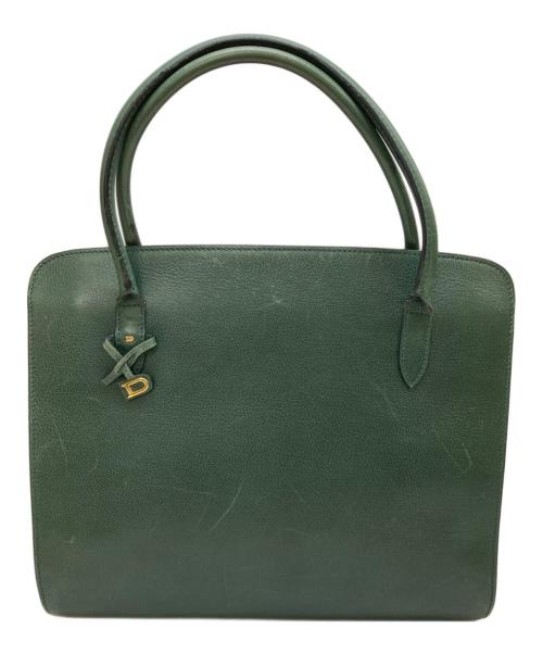 DELVAUX（デルヴォー）DELVAUX (デルヴォー) SEPIA/ハンドバッグ グリーンの古着・服飾アイテム