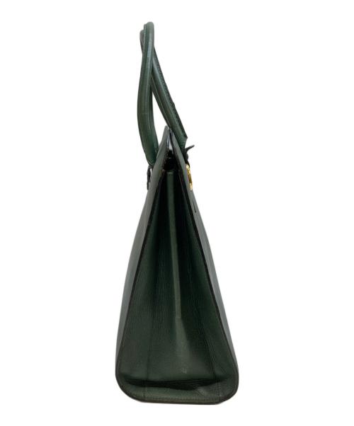 DELVAUX（デルヴォー）DELVAUX (デルヴォー) SEPIA/ハンドバッグ グリーンの古着・服飾アイテム