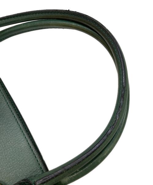 DELVAUX（デルヴォー）DELVAUX (デルヴォー) SEPIA/ハンドバッグ グリーンの古着・服飾アイテム