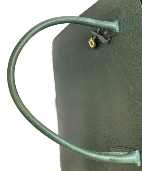 DELVAUX（デルヴォー）DELVAUX (デルヴォー) SEPIA/ハンドバッグ グリーンの古着・服飾アイテム