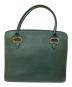 DELVAUX（デルヴォー）の古着「SEPIA/ハンドバッグ」｜グリーン
