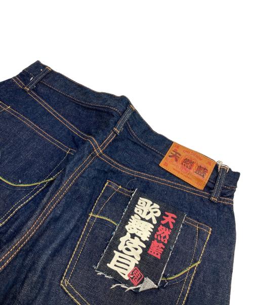 ONI DENIM（オニデニム）ONI DENIM (オニデニム) 天然藍 歌舞伎耳 鬼デニム 限定生産 インディゴ サイズ:W34の古着・服飾アイテム
