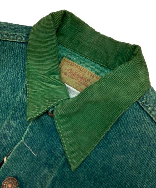 LEVI'S（リーバイス）LEVI'S (リーバイス) デニムジャケット グリーン サイズ:40の古着・服飾アイテム