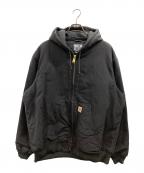 CarHarttカーハート）の古着「FIRM DUCK ACTIVE JACKET」｜ブラック