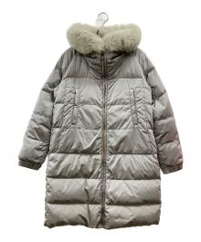 MaxMara（マックスマーラ）の古着「THE CUBE ダウンコート」｜グレー
