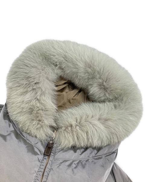 MaxMara（マックスマーラ）MaxMara (マックスマーラ) THE CUBE ダウンコート グレー サイズ:40の古着・服飾アイテム