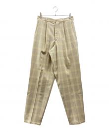 Y's for men（ワイズフォーメン）の古着「ウールスラックス」｜ベージュ
