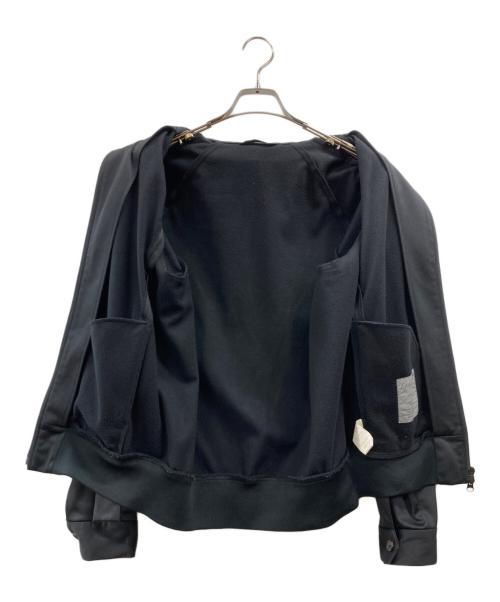 Yohji Yamamoto pour homme（ヨウジヤマモト プールオム）Yohji Yamamoto pour homme (ヨウジヤマモト プールオム) バックロゴトラックジャケット ブラック サイズ:3の古着・服飾アイテム