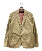 COMME des GARCONS HOMMEコムデギャルソン オム）の古着「3Bコットンテーラードジャケット」｜カーキ