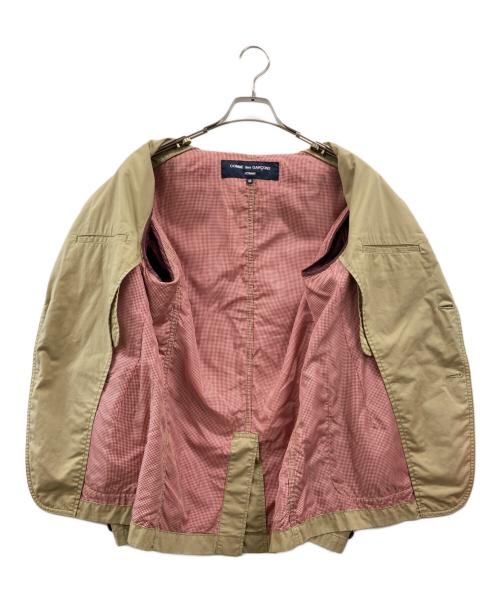 COMME des GARCONS HOMME（コムデギャルソン オム）COMME des GARCONS HOMME (コムデギャルソン オム) 3Bコットンテーラードジャケット カーキ サイズ:Mの古着・服飾アイテム