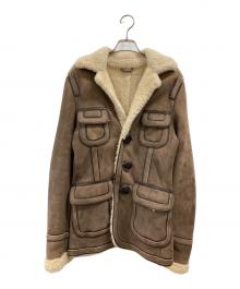DSQUARED2（ディースクエアード）の古着「ムートンジャケット」｜ブラウン