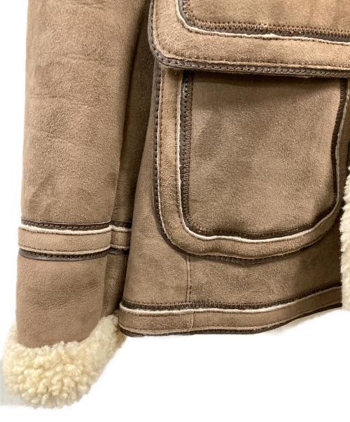 DSQUARED2（ディースクエアード）DSQUARED2 (ディースクエアード) ムートンジャケット ブラウン サイズ:44の古着・服飾アイテム