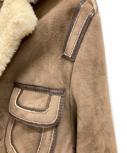 DSQUARED2（ディースクエアード）DSQUARED2 (ディースクエアード) ムートンジャケット ブラウン サイズ:44の古着・服飾アイテム