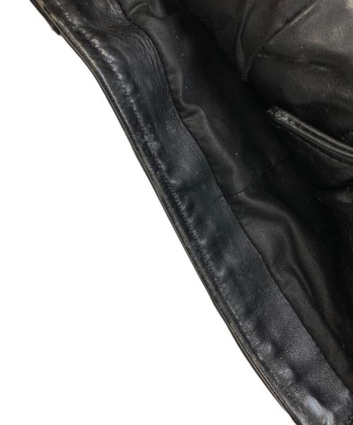 VANSON（バンソン）VANSON (バンソン) ENF/シングルレザージャケット ブラック サイズ:36の古着・服飾アイテム