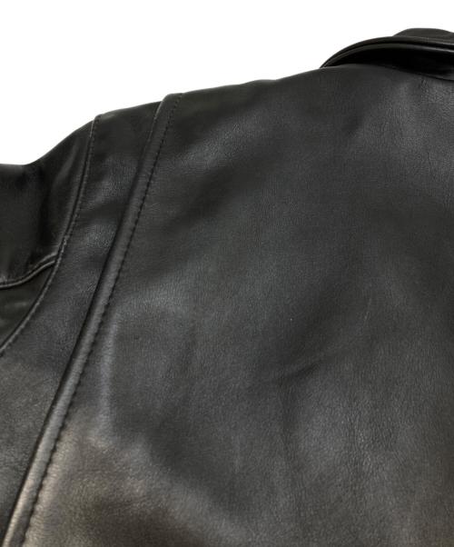VANSON（バンソン）VANSON (バンソン) ENF/シングルレザージャケット ブラック サイズ:36の古着・服飾アイテム