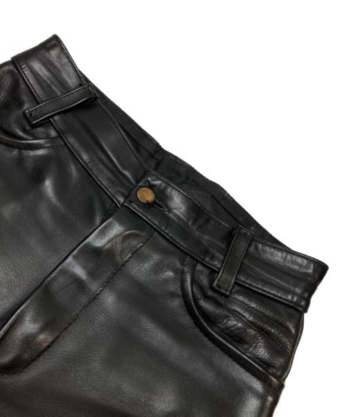 VANSON（バンソン）VANSON (バンソン) レザーパンツ ブラック サイズ:29の古着・服飾アイテム