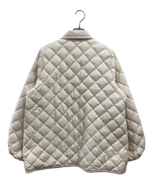 Gymphlex（ジムフレックス）Gymphlex (ジムフレックス) キルトダウンパフスリーブミドルコート ベージュ サイズ:12の古着・服飾アイテム