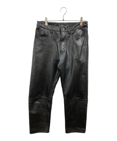 OLD GAP（オールドギャップ）OLD GAP (オールドギャップ) 00sレザーパンツ ブラック サイズ:W31×L32の古着・服飾アイテム