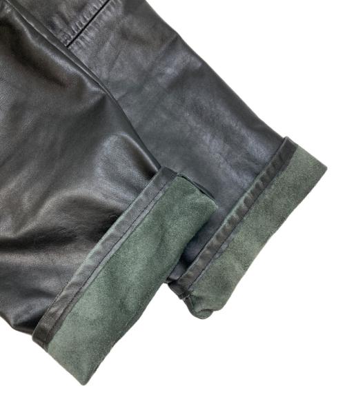 OLD GAP（オールドギャップ）OLD GAP (オールドギャップ) 00sレザーパンツ ブラック サイズ:W31×L32の古着・服飾アイテム
