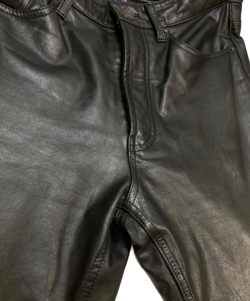 OLD GAP（オールドギャップ）OLD GAP (オールドギャップ) 00sレザーパンツ ブラック サイズ:W31×L32の古着・服飾アイテム