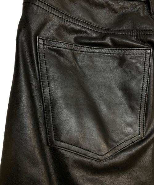 OLD GAP（オールドギャップ）OLD GAP (オールドギャップ) 00sレザーパンツ ブラック サイズ:W31×L32の古着・服飾アイテム