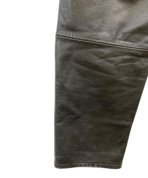 OLD GAP（オールドギャップ）OLD GAP (オールドギャップ) 00sレザーパンツ ブラック サイズ:W31×L32の古着・服飾アイテム