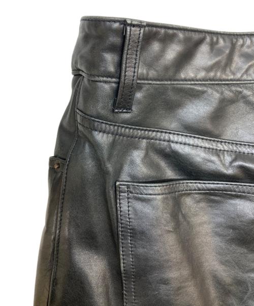 OLD GAP（オールドギャップ）OLD GAP (オールドギャップ) 00sレザーパンツ ブラック サイズ:W31×L32の古着・服飾アイテム