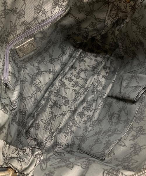 Vivienne Westwood（ヴィヴィアンウエストウッド）Vivienne Westwood (ヴィヴィアンウエストウッド) 2WAYレザーバッグ グレーの古着・服飾アイテム