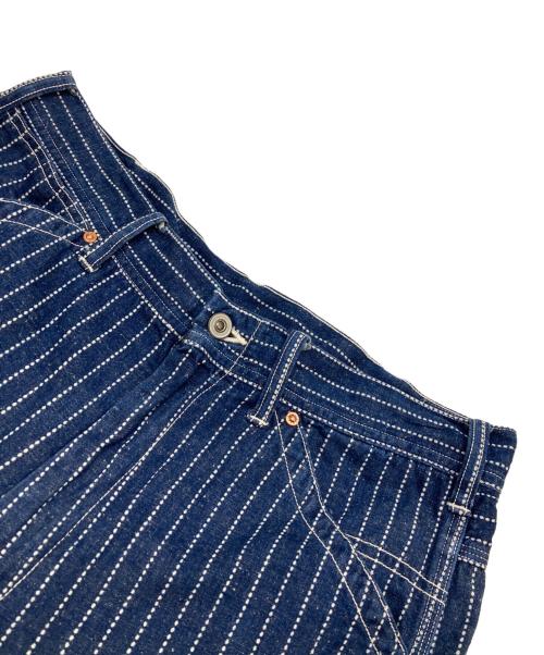 TOYS MCCOY（トイズマッコイ）TOYS MCCOY (トイズマッコイ) ヒッコリーストライプパンツ ネイビー サイズ:36の古着・服飾アイテム