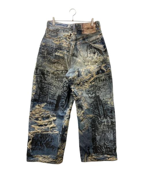 Acne studios（アクネ ストゥディオズ）Acne studios (アクネ ストゥディオズ) SUPER BAGGY FIT JEANS インディゴ サイズ:48の古着・服飾アイテム